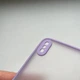 Чохол на iPhone XS MAX Матовий лавандовий - зображення 3