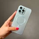 Чохол на iPhone 13 Pro Перламутровий блакитний - изображение 1