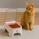 Кормушка для кошек и собак 700 мл с автоматическим открыванием Pet Smart Feeder, умная аккумуляторная миска для животных с таймером и сенсором движения для сухого и влажного корма Бело-розовая, NGO-152-White/Pink - изображение 1