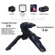 Набор блогера 5в1 для подкастов Video-making Kit AY49 Трипод +Держатель +LEDподсветка +Микрофон +Кнопка Black - изображение 4