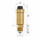 Автоматический воздухоотводчик Flexvent Flamco 1/2" (89000) - изображение 3