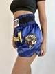 Тренувальні MMA шорти для тайського боксу, єдиноборств Sanda, UFC для спорту another boxer синій/золотий, р. S (8-12 років)) - изображение 5