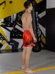 Тренувальні MMA шорти для тайського боксу, єдиноборств Sanda, UFC для спорту another boxer червоні, нар. XS (5-7 років)) - зображення 6