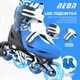 Роликові ковзани Neon Inline розмір 34-37 сині (NI03B4) - зображення 2