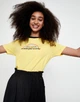 Футболка Pull & Bear жовтий з принтом NSQYT948 M - изображение 2