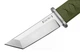 Нескладний ніж Cold Steel Kyoto I 1 Mini Japanese, олива рукоять, клинок танто Stonewash, для прихованого носіння, шийник з піхвами - зображення 4