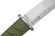 Нескладний ніж Cold Steel Kyoto I 1 Mini Japanese, олива рукоять, клинок танто Stonewash, для прихованого носіння, шийник з піхвами - зображення 6