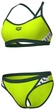 Купальник для женщин Arena ICONS BIKINI CROSS BACK SOLID салатовый Женщины 40 005037-660 - изображение 2