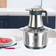 Измельчитель электрический Hoffmans Electronics НМ-8848 с металлической чашей 5л универсальный 1800Вт Зеленый - изображение 4