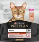Сухой корм для взрослых кошек Purina Pro Plan Adult 1+ Derma Care для поддержания здоровья кожи и красоты шерсти с лососем 400 г - изображение 1