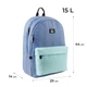 Рюкзак GoPack Education Teens GO24-140L-2 м'ятно-блакитний - зображення 3