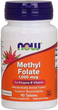 Kwas Foliowy Now Foods Methyl Folate B9 1000 mcg 90 tabletek (733739004918) - obraz 1
