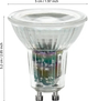 Світлодіодна лампа Eglo 5W 230V 3000K GU10 (9008606228744)   - зображення 3