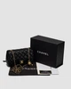 Cумка жіноча з фурнітерою в стилі Chanel Classic 1.55 Small Single Flap in Black - изображение 2