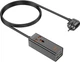 Мережевий подовжувач Hoco AC10A Barry PD65W GaN (2C2A with 1 socket) desktop charger Black (6942007601672) - зображення 3