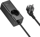 Мережевий подовжувач Hoco NS9 Wisdom 1-position (PD67W/3C1A) desktop socket (EU/GER) Black (6942007638494) - зображення 2
