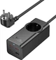 Мережевий подовжувач Hoco NS9 Wisdom 1-position (PD67W/3C1A) desktop socket (EU/GER) Black (6942007638494) - зображення 3