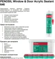 Пароизоляционный акриловый герметик Penosil Window & Door Acrylic Sealant 646 7 кг Белый (H4655) - изображение 4