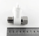 Адаптер с редуктором 1832-F 1/2"-1/4"-1/2" (резьба наружная - шаровой вентиль - резьба внутренняя) - изображение 2