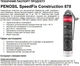 Багатофункціональна клей-піна Penosil SpeedFix Construction 878 750 мл для приклеювання та герметизації твердих ізоляційних плит і будівельних блоків (A5919) - зображення 4