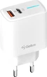 Сетевое зарядное устройство Gelius Radiance GP-HC058 1Type-C + 1USB-A PD/QC3.0/PPS/Super VOOC 25 W + кабель Gelius One Type-C to Lightning White (2099901012487) - изображение 2