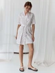 Халат женский хлопковый летний BARWA garments 0375 L Белый (2110003753129) - изображение 3