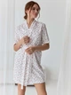 Халат женский хлопковый летний BARWA garments 0375 L Белый (2110003753129) - изображение 8