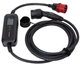 Портативний автомобільний зарядний пристрій Platinum EV/PHEV AC Type 2 16A  11kW CEE 5m LCD WIFI Tuya Black (EV_PPCW5M11) - зображення 2