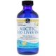 Рыбий жир из печени трески арктический Cod Liver Oil Nordic Naturals Лимон 237 мл - изображение 1