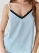 Пижама (майка + шорты) женская BARWA garments 0373/374 XL Бирюзовая (2113733744849) - изображение 8