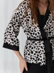 Пижама (накидка + штаны) женская из вискозы BARWA garments 0345/344 M Черная (2113453442124) - изображение 5