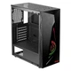 Корпус для игрового ПК MARVO Tazos 110 CA-119 BK, ATX/MicroATX/Mini-ITX, стекло, RGB, USB 3.0 - изображение 1