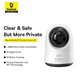 Камера видеонаблюдения Baseus P1 Pro (без адаптера питания) 3K 5MP с AI, 360° обзором, ночным видением - изображение 6