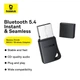 Бездротовий адаптер Bluetooth 5.4 Baseus BA04+ 20м для комп'ютера ноутбука - зображення 13