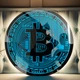 Зеркальное настенное украшение Bitcoin с LED подсветкой RGB 70 на 70 La Mir (bitcoin70) - изображение 7