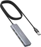 USB-хаб Ugreen CM219 4-in-1 USB Type-A to 4xUSB 3.0 HUB 1.5m Black (90879) - изображение 1