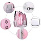 Рюкзак для переноски животных CosmoPet CP-103 28х34х40см Розовый (JDT-0848105) - изображение 8