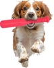 Игровая бита для апортировки PitchDog длина 35 см диаметр 6 см Розовый (62407collar) - изображение 4