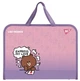 Портфель YES FC пласт. на молнии Line Friends 492315 - изображение 1