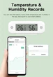 Датчик температуры и влажности TH02 Pro с дисплеем, Wi-Fi 2.4G, Smart Life, Tuya Smart, 2хААА, white - изображение 6