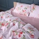 Простынь MirSon полуторная 150x220 см 22-1408 Spring Flower Сатин (2200011121802) - изображение 6