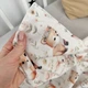 Натуральная хлопковая пеленка для девочки Oh My Kids "Зайчики Лисички" - изображение 1