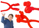 Maszynka do robienia śnieżek LEAN Toys Śnieżkomat Dinozaur Czerwona (5905991007531) - obraz 6