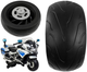 Заднє колесо LEAN Toys для акумуляторного мотоцикла BMW R1200 Black 7337 (5908275998723) - зображення 2