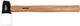 Młotek metalowo-gumowy YATO z drewnianym trzonkiem 1.3 kg 400 mm (YT-46060)   - obraz 1