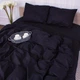 Простынь MirSon Black Stone Бязь 200 х 220 см (2200005898161) - изображение 2