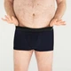 Мужские анатомические боксеры Anatomic Classic w/fly Light Plus, Black Series, темно-синий 8XL CLPS110-46 - изображение 4