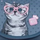 Шкільний каркасний рюкзак Kite Education 501 Studio Pets 11.5л Сірий (SP25-501S) - зображення 13