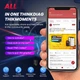 Автомобильный сканер ДВС THINKCAR Mini Bluetooth OBD2 полносистемный, световой индикатор, считыватель кодов неисправностей Black - изображение 8