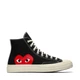 Жіночі кеди Converse Chuck Taylor Vintage 70 X Comme des Garcons PLAY HI Black/White/High Risk Red 39 Чорний 150204C - изображение 1